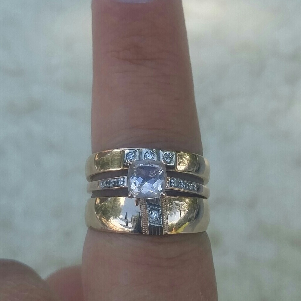 14k rose gold band/ring - Picture 3 of 5